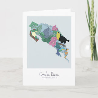 Costa Rica-kort Tack Kort