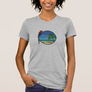 Costa Rica - Kvinnors Bra Jersey T-Shirt