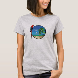Costa Rica - Kvinnors grundläggande T-Shirt