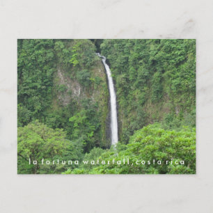 Costa Rica La Fortuna Waterfall vykort
