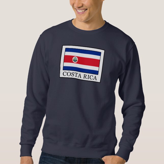 Costa Rica Lång Ärmad Tröja (Framsida)