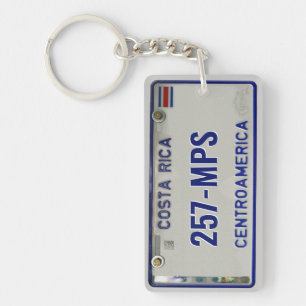 Costa Rica License Plate (anpassade)