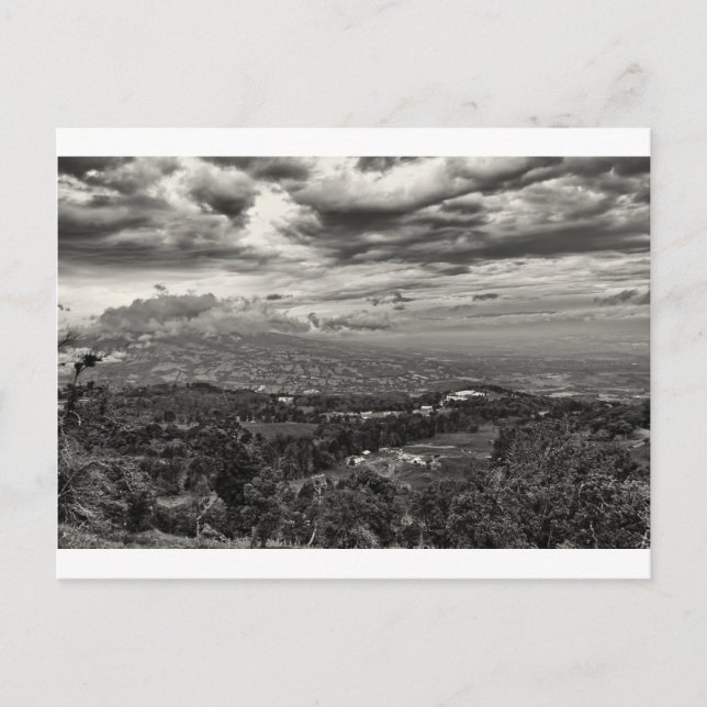 Costa Rica liggande Vykort (Framsida)