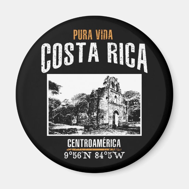 Costa Rica Magnet (Framsidan)