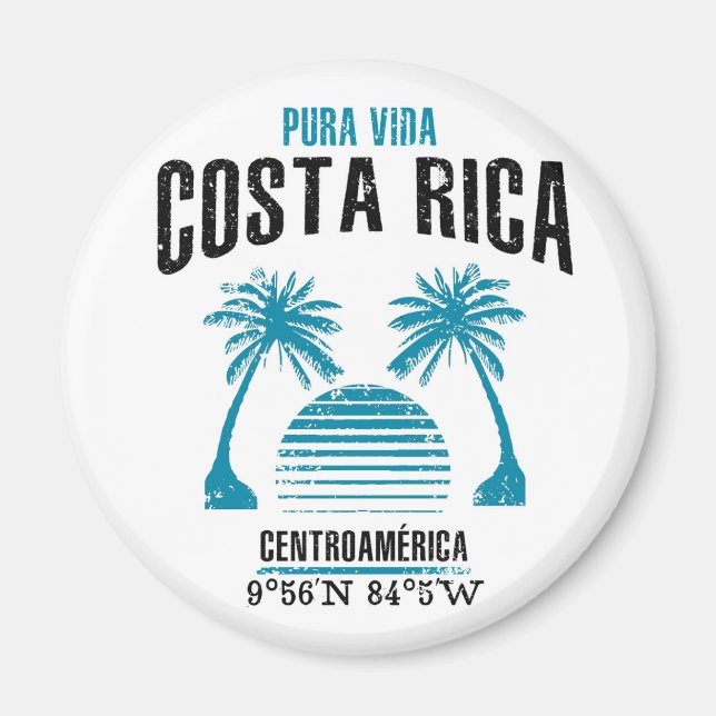 Costa Rica Magnet (Framsidan)