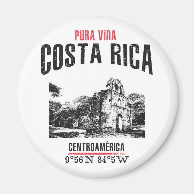 Costa Rica Magnet (Framsidan)