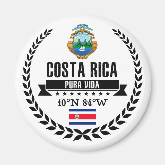 Costa Rica Magnet (Framsidan)