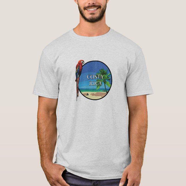 Costa Rica - Manar Basic T-Shirt (Framsida)
