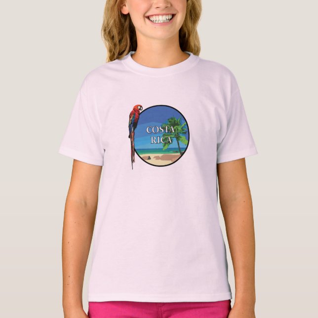 Costa Rica - Manar Basic T-Shirt (Framsida)