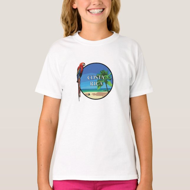 Costa Rica - Manar Basic T-Shirt (Framsida)