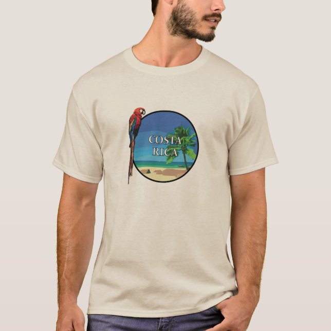 Costa Rica - Manar Basic T-Shirt (Framsida)