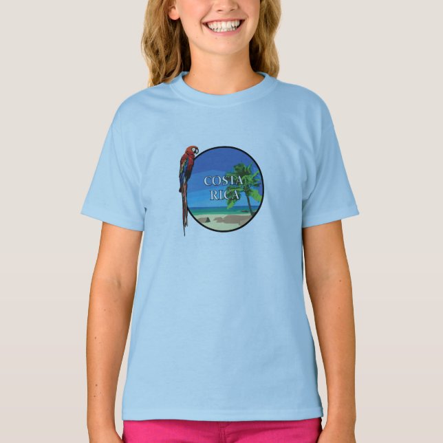 Costa Rica - Manar Basic T-Shirt (Framsida)