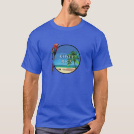 Costa Rica - Manar Grundläggande Mörk T-Shirt