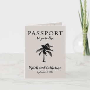 Costa Rica Manuel Antonio Pass Wedding Inbjudan