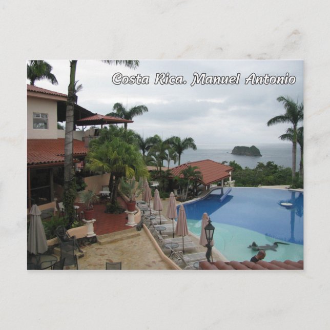 Costa Rica. Manuel Antonio Vykort (Framsida)