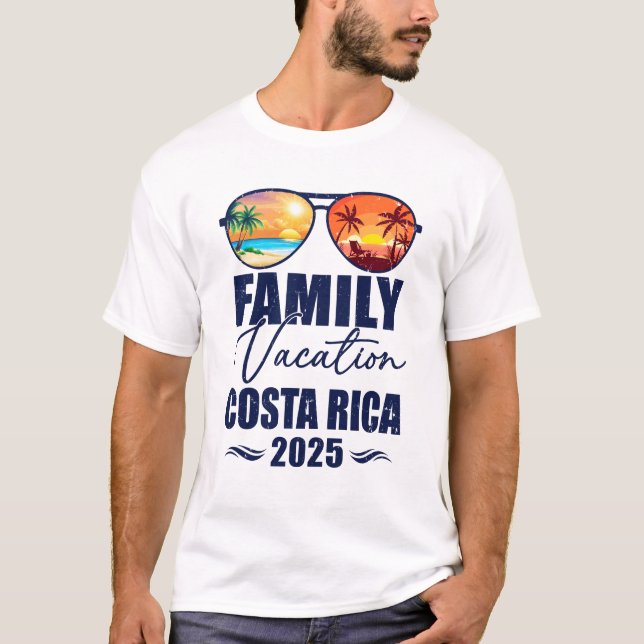 Costa Rica Matching Family Vacation 2025 Skapar mi T Shirt (Framsida)