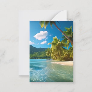 Costa Rica öparadis  Anteckningskort