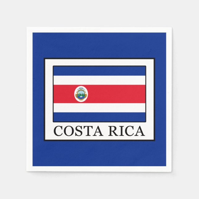 Costa Rica Pappersservett (Framsidan)