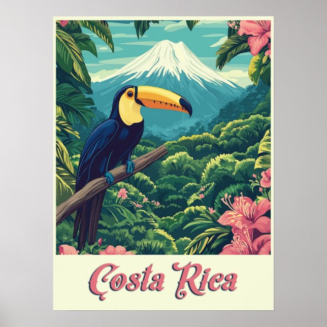 Costa Rica Paradise Poster (Framsidan)