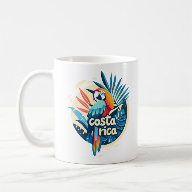 Costa Rica Parrot Coffee Mugg (Vänster)