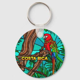 Costa Rica Parrot Nyckelring