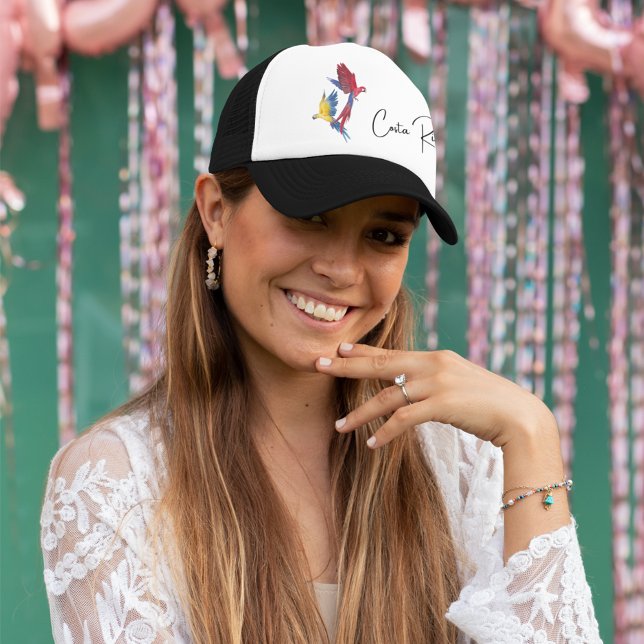 Costa Rica Parrots Souvenir Keps (Costa Rica Parrots Souvenir Trucker Hat)