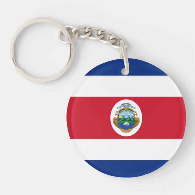 Costa Rica patriotisk flagga (Framsidan)