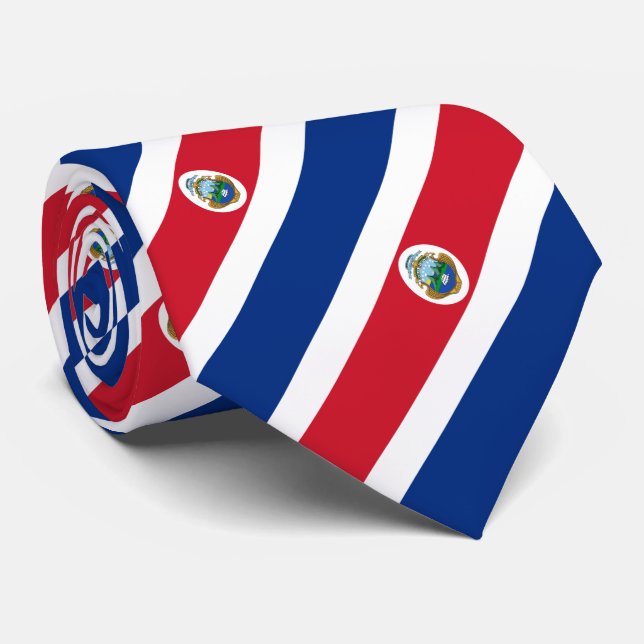 Costa Rica patriotisk flagga Slips (Rullad)