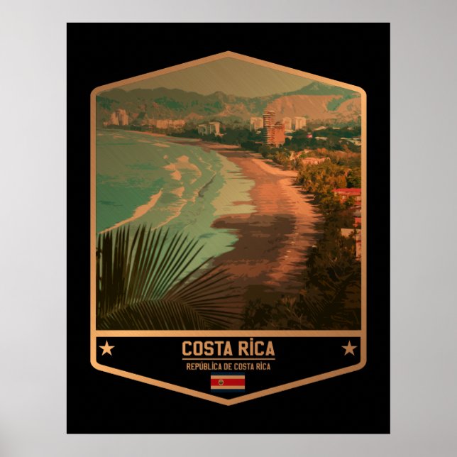 Costa Rica Poster (Framsidan)