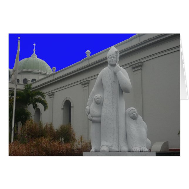 Costa rica präst hälsningskort (Framsidan Horizontal)