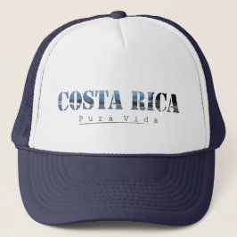 Costa Rica Pura Vida Hat Truckerkeps