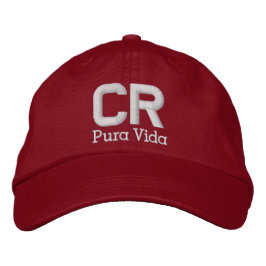 Costa Rica Pura Vida lock/hatt Broderad Keps