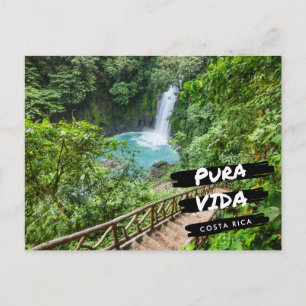 Costa Rica Pura Vida Rio Celeste Vykort