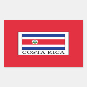 Costa Rica Rektangulärt Klistermärke