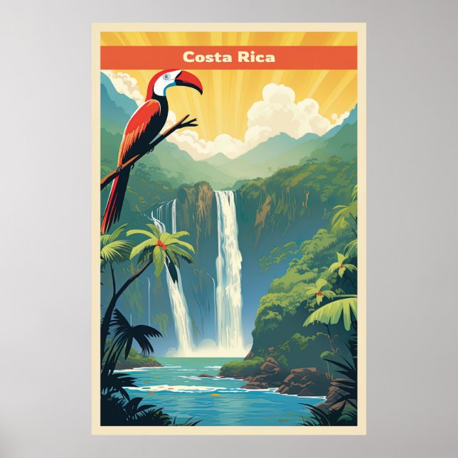 Costa Rica, resor Poster (Framsidan)