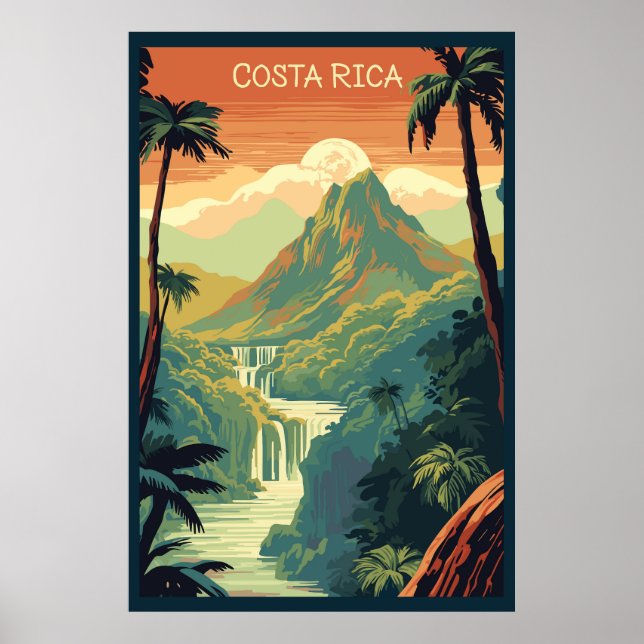 Costa Rica, resor Poster (Framsidan)