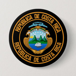 Costa Rica Rica Emblem Knapp