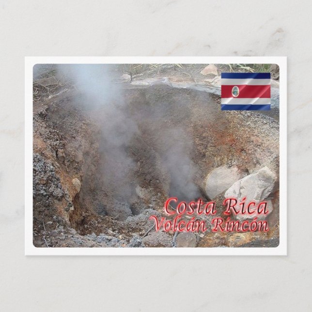Costa Rica - Rincòn Volcano - Vykort (Framsida)