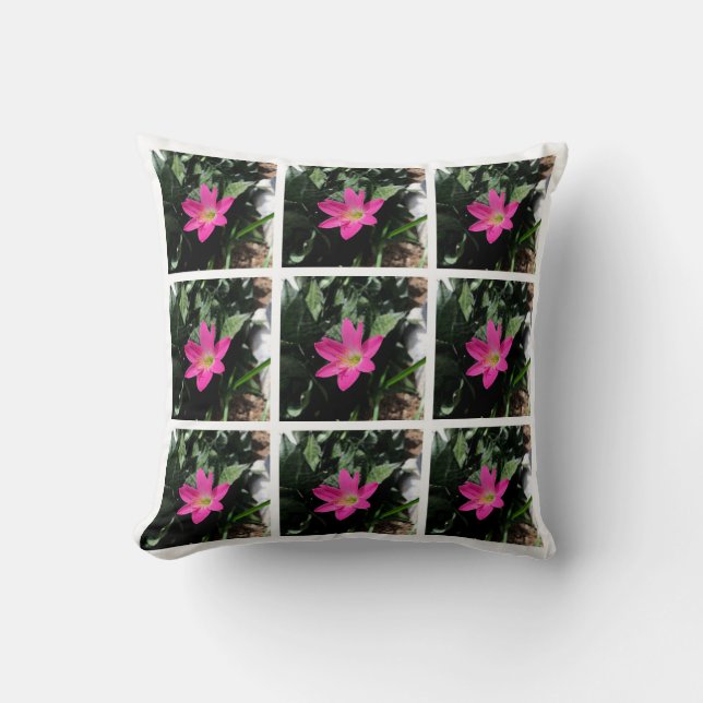 Costa Rica Rosa Flower Pillow Kudde (Framsida)
