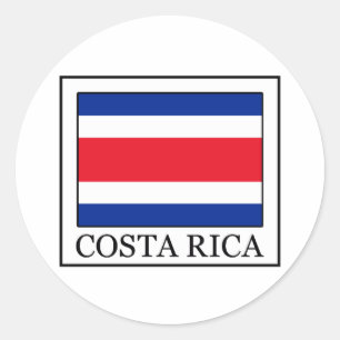 Costa Rica Runt Klistermärke
