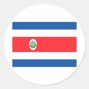 Costa Rica Runt Klistermärke