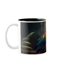 Costa Rica Scarlet Macaw Mugg:Tropical Coffee Blis