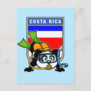 Costa Rica Scuba Diving Panda Vykort