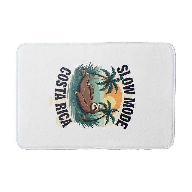 Costa Rica Sengu Vintage Semestertröja Badrumsmatta (Framsidan)