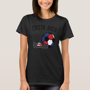 Costa Rica Soccer Ball Shoes Football Fläkt Manar  T Shirt