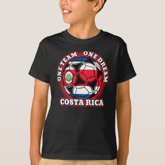Costa Rica Soccer One Team One Dream T Shirt