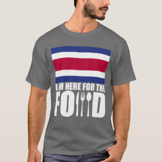 Costa Rica souvenir mat resa tjej T Shirt