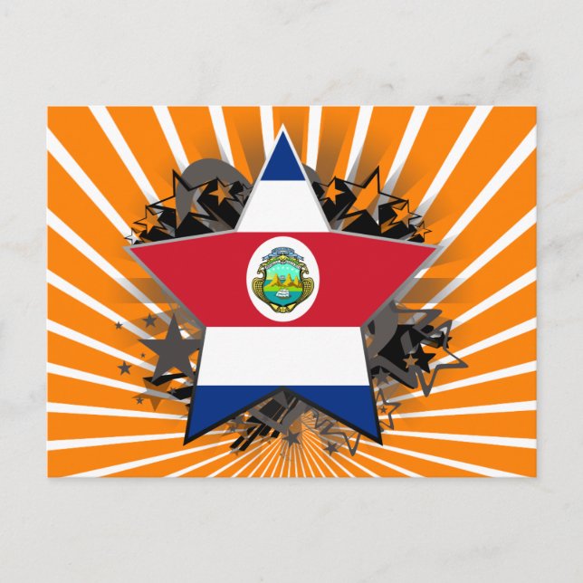 Costa Rica Star Vykort (Framsida)