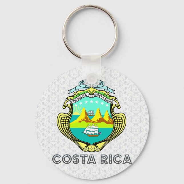 Costa Rica statsvapen Nyckelring (Framsida)