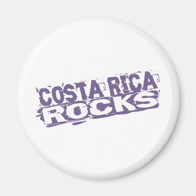 Costa Rica Sten Magnet (Framsidan)